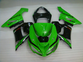 Grün-schwarzer Factory Style - NINJA ZX-6R 05-06 Verkleidungssatz