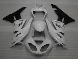 Weißer und mattschwarzer Factory Style – NINJA ZX-6R 09-12 Verkleidungssatz