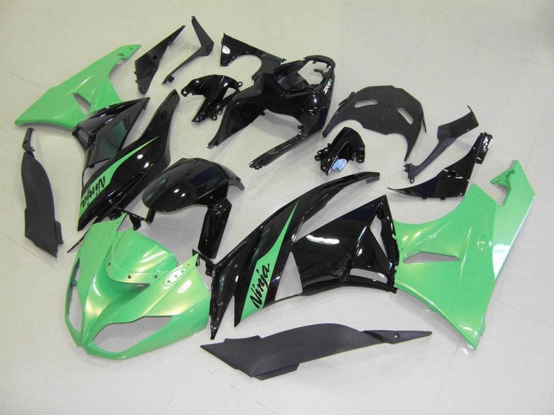 Grün-Schwarz Factory Style - NINJA ZX-6R 09-12 Verkleidungskit