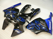 Laden Sie das Bild in den Galerie-Viewer, Schwarz-blaue Flamme – Verkleidungssatz für Ninja ZX-9R (Baujahre 1994–1997)