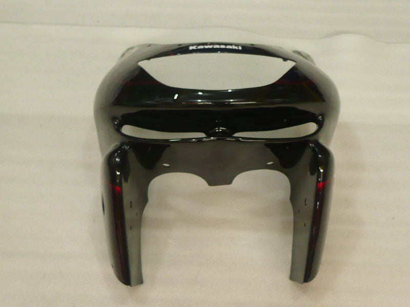 Schwarze und rote Flamme – Verkleidungssatz für die NINJA ZX-9R (Baujahre 1998–1999)