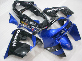 Blau-schwarzes Werksdesign – Verkleidungssatz für die NINJA ZX-9R (Baujahre 1998–1999)