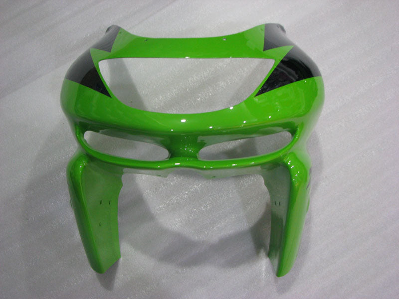 Verkleidungssatz im Werksstil, grün, schwarz und weiß – NINJA ZX-9R 98-99