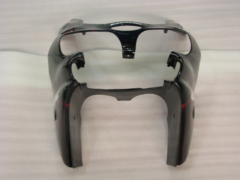 Schwarz mit roter Flamme – Verkleidungssatz für die NINJA ZX-9R (Baujahre 2000–2001)