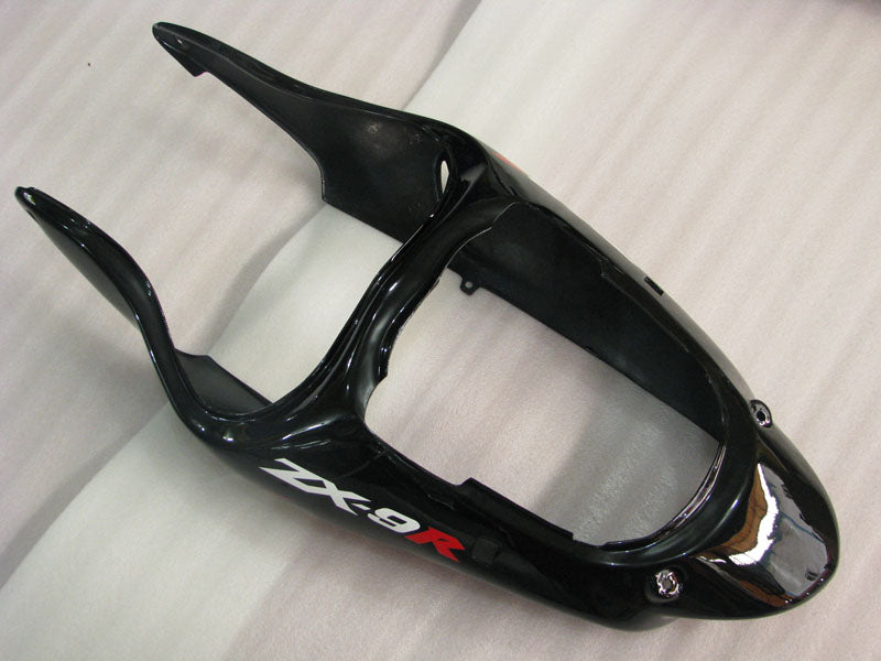 Schwarz mit roter Flamme – Verkleidungssatz für die NINJA ZX-9R (Baujahre 2000–2001)