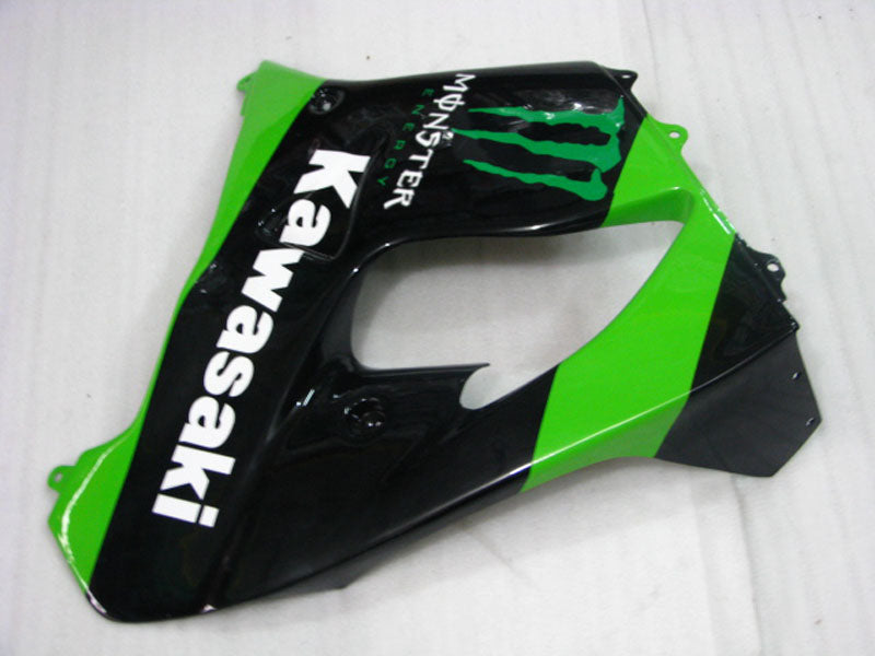 Green and Black Monster - NINJA ZX-9R 00-01 Verkleidungssatz