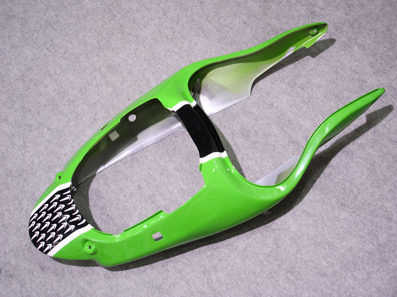 Grün-Schwarz-Weiß Nakano - NINJA ZX-9R 00-01 Verkleidungssatz