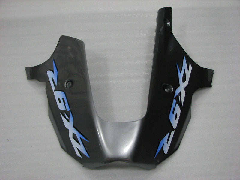 Rot-schwarz-silbernes Werksdesign – NINJA ZX-9R 00-01 Verkleidungssatz