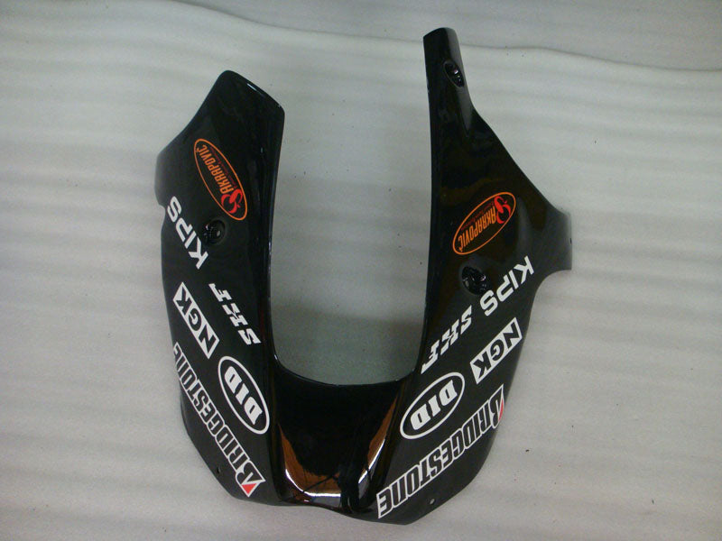 Grün und Schwarz mit Nummer 14 im Werksdesign – NINJA ZX-9R 00-01 Verkleidungssatz