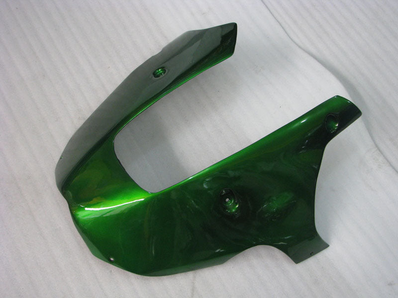 Glänzendes Grün, ohne Aufkleber – Verkleidungssatz für die NINJA ZX-9R (Baujahre 2000–2001)