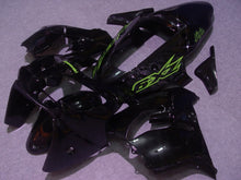 Bild in der Galerieansicht laden, Black with Green Stickers Factory Style - NINJA ZX-9R 00-01 Fairing Kit
