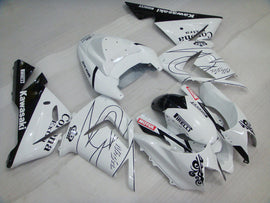 White and Black Corona - NINJA ZX-10R 04-05 Fairing Kit