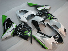 Laden Sie das Bild in den Galerie-Viewer, White and Black Green Monster - NINJA ZX-10R 04-05 Fairing Kit