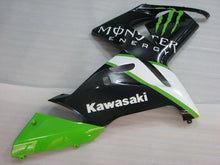 Laden Sie das Bild in den Galerie-Viewer, White and Black Green Monster - NINJA ZX-10R 04-05 Fairing Kit
