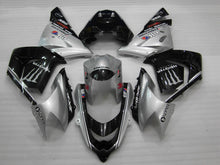 Laden Sie das Bild in den Galerie-Viewer, Silver and Black Monster - NINJA ZX-10R 04-05 Fairing Kit