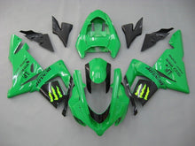 Laden Sie das Bild in den Galerie-Viewer, Green Black Monster - NINJA ZX-10R 04-05 Fairing Kit