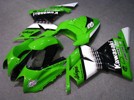 Green Black with Number 56 Nakano - NINJA ZX-10R 04-05 Fairing Kit