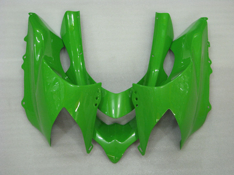 Green No decals - NINJA ZX-10R 04-05 Fairing Kit