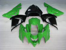 Laden Sie das Bild in den Galerie-Viewer, Green and Black No decals - NINJA ZX-10R 04-05 Fairing Kit
