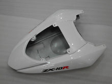 Laden Sie das Bild in den Galerie-Viewer, White and Matte Black Factory Style - NINJA ZX-10R 04-05 Fairing Kit