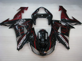 Black and Red Corona - NINJA ZX-10R 06-07 Fairing Kit