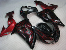 Laden Sie das Bild in den Galerie-Viewer, Black Red Flame - NINJA ZX-10R 06-07 Fairing Kit