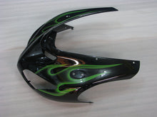 Laden Sie das Bild in den Galerie-Viewer, Black and Green Flame - NINJA ZX-10R 06-07 Fairing Kit