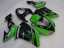 Laden Sie das Bild in den Galerie-Viewer, Green and Black Monster - NINJA ZX-10R 06-07 Fairing Kit