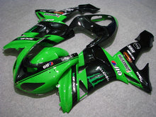 Laden Sie das Bild in den Galerie-Viewer, Green Black Monster - NINJA ZX-10R 06-07 Fairing Kit