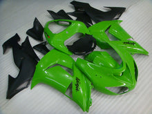 Laden Sie das Bild in den Galerie-Viewer, Green and Matte Black Factory Style - NINJA ZX-10R 06-07 Fairing Kit