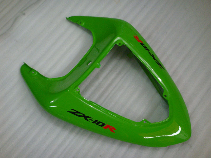 Green and Matte Black Factory Style - NINJA ZX-10R 06-07 Fairing Kit