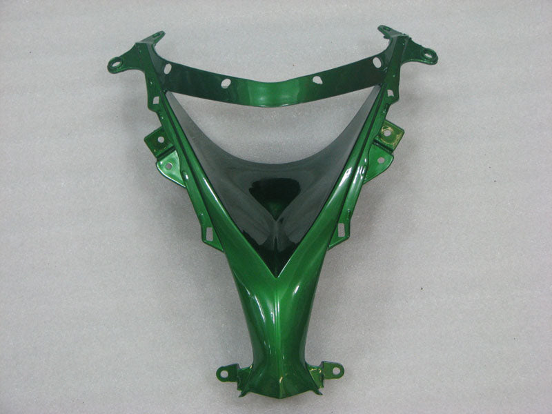 Green and Black Flame - NINJA ZX-10R 08-10 Fairing Kit
