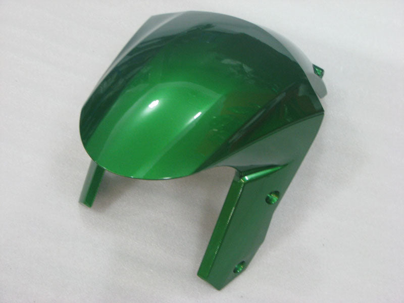 Green and Black Flame - NINJA ZX-10R 08-10 Fairing Kit