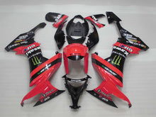 Laden Sie das Bild in den Galerie-Viewer, Red and Black Monster - NINJA ZX-10R 08-10 Fairing Kit