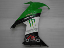 Laden Sie das Bild in den Galerie-Viewer, Green and Black White Monster - NINJA ZX-10R 08-10 Fairing Kit