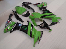 Laden Sie das Bild in den Galerie-Viewer, Green and Black Monster - NINJA ZX-10R 08-10 Fairing Kit