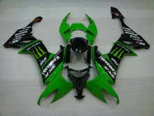 Laden Sie das Bild in den Galerie-Viewer, Green Black Monster - NINJA ZX-10R 08-10 Fairing Kit