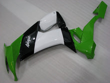 Laden Sie das Bild in den Galerie-Viewer, Green and Black White Factory Style - NINJA ZX-10R 08-10 Fairing Kit