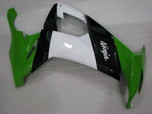 Laden Sie das Bild in den Galerie-Viewer, Green and Black White Factory Style - NINJA ZX-10R 08-10 Fairing Kit