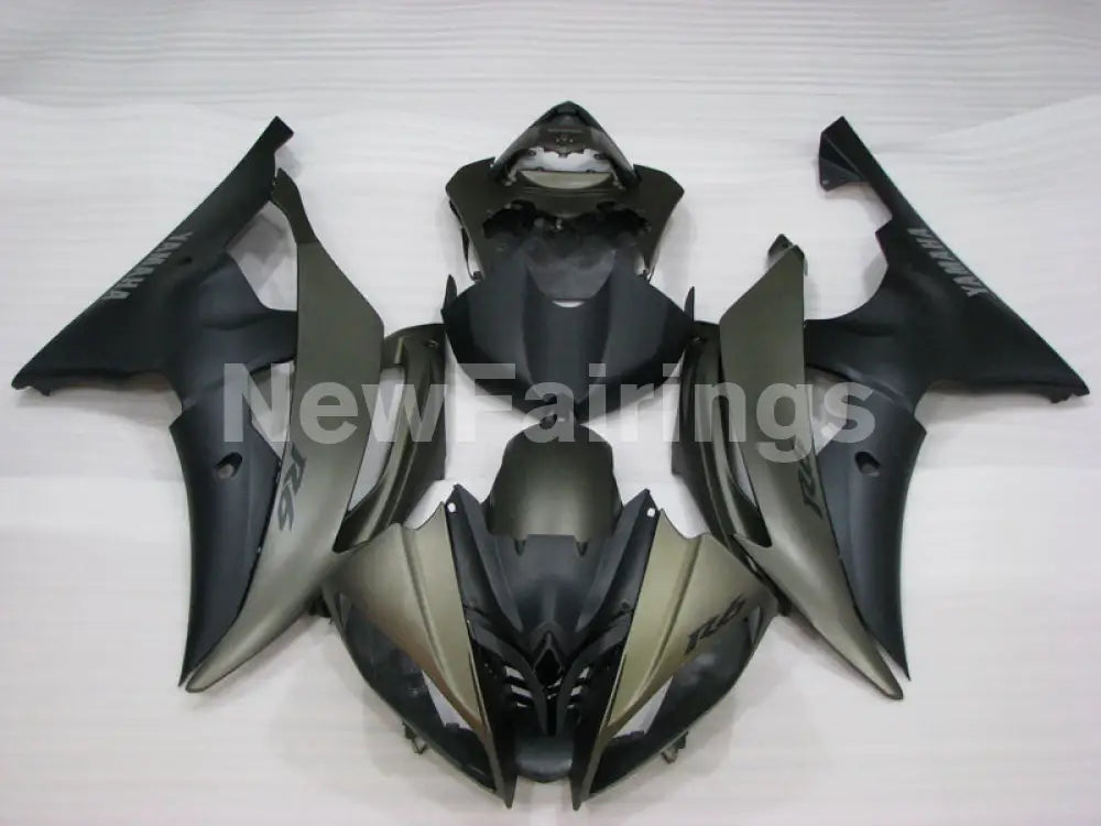 Matte Army Green and Matte Black Factory Style - YZF-R6 08-16 Fairing Kit Vehicles & Parts > Vehicle Parts &