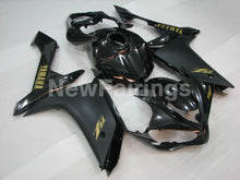 Laden Sie das Bild in den Galerie-Viewer, Matte Black Black Golden Stickers Factory Style - YZF-R1