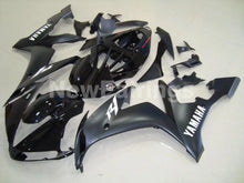 Laden Sie das Bild in den Galerie-Viewer, Matte Black Black white stickers Factory Style - YZF-R1