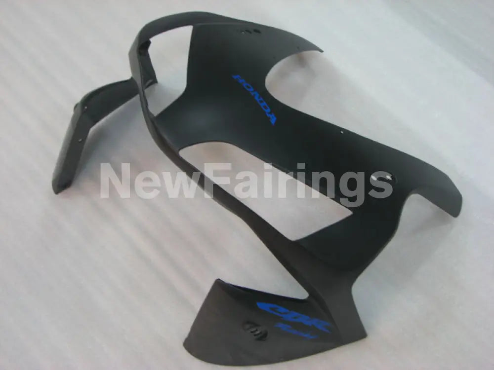 Matte Black with blue decals Factory Style - CBR600RR 03-04 Fairing Kit