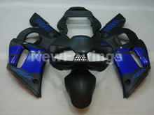 Laden Sie das Bild in den Galerie-Viewer, Matte Black with Blue Decals Factory Style - YZF-R6 98-02 Fairing Kit Vehicles &amp; Parts > Vehicle Parts &amp; Accessories >