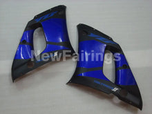 Laden Sie das Bild in den Galerie-Viewer, Matte Black with Blue Decals Factory Style - YZF-R6 98-02 Fairing Kit Vehicles &amp; Parts > Vehicle Parts &amp; Accessories >