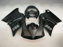 Bild in der Galerieansicht laden, Matte Black Factory Style - Ducati 998 96-02 Fairing Kit (Single Passenger Seat)