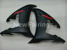 Laden Sie das Bild in den Galerie-Viewer, Matte Black and Gloss Black with Red Decals Factory Style - YZF-R6 03-04 Fairing Kit Vehicles &amp; Parts > Vehicle Parts &amp;