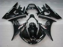 Laden Sie das Bild in den Galerie-Viewer, Matte Black and Gloss Black with White Decals Factory Style - YZF-R6 03-04 Fairing Kit Vehicles &amp; Parts > Vehicle Parts