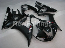 Laden Sie das Bild in den Galerie-Viewer, Matte Black and Gloss Black with White Decals Factory Style - YZF-R6 03-04 Fairing Kit Vehicles &amp; Parts > Vehicle Parts