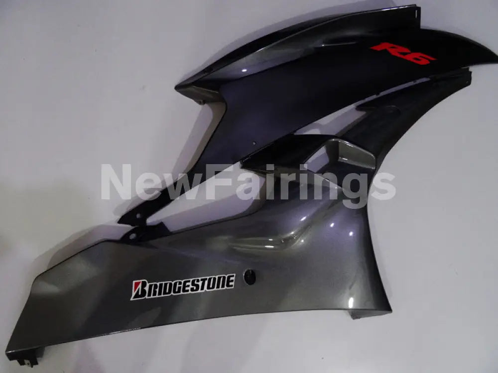 Matte Black and Grey Factory Style - YZF-R6 06-07 Fairing Kit Vehicles & Parts > Vehicle Parts & Accessories > Motor